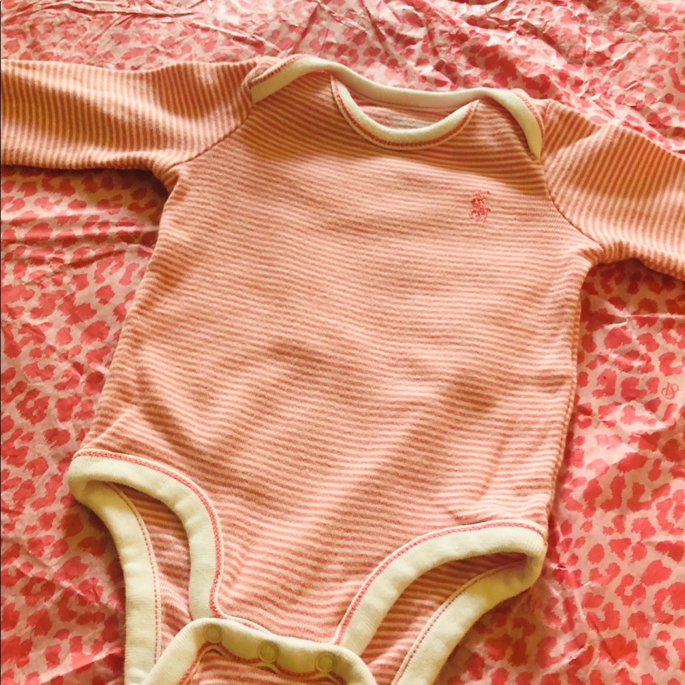 Newborn Ralph Lauren bodysuit